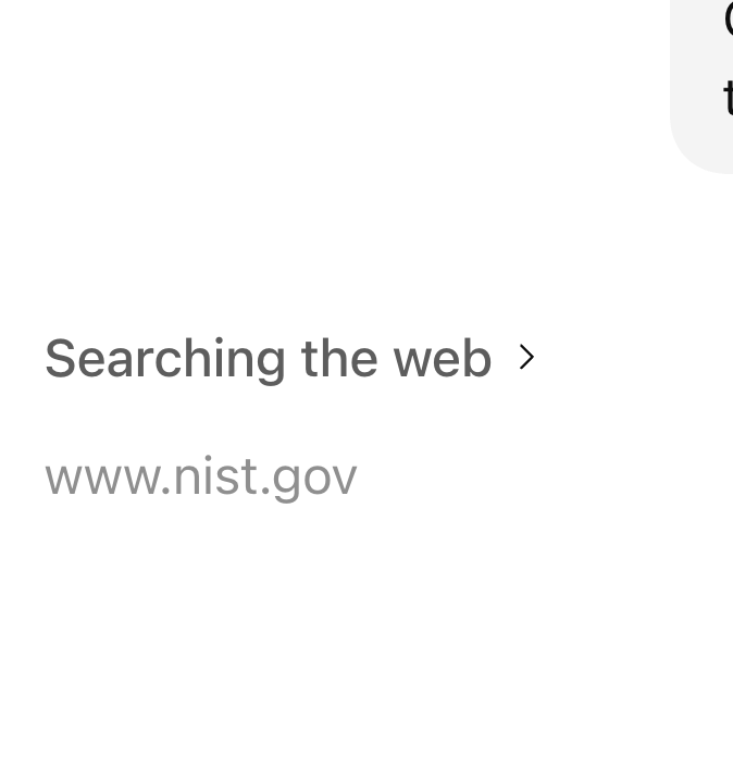 ChatGPT displaying links while searching the web
